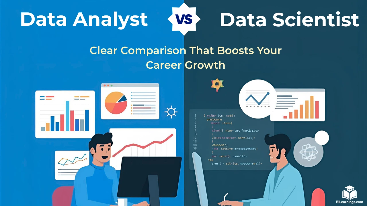 Data Analyst vs Data Scientist clear career comparison