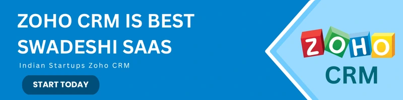 zoho crm best swadeshi saas